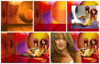 :: concept layer assembly : scene design, photoshoot integration, reflections, color shifts