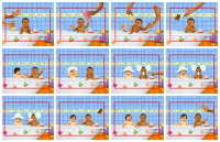:: keyframe design: poses, set, background creation